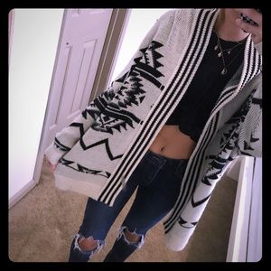 oversized sweater with hood